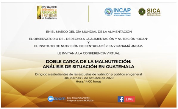 Conferencia virtual: Doble carga de desnutrición: análisis de la situación en Guatemala