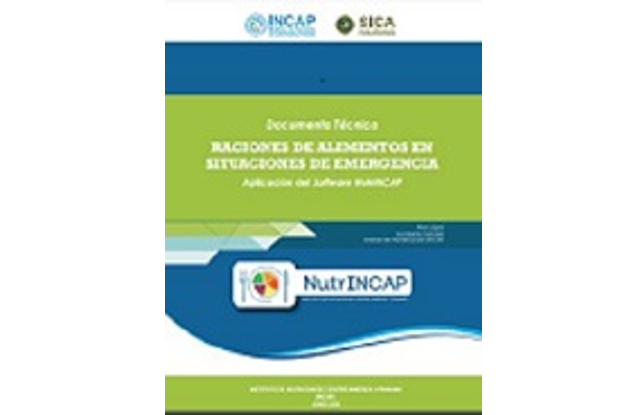 Planificación de la asistencia alimentaria, aplicación del Software NutrINCAP