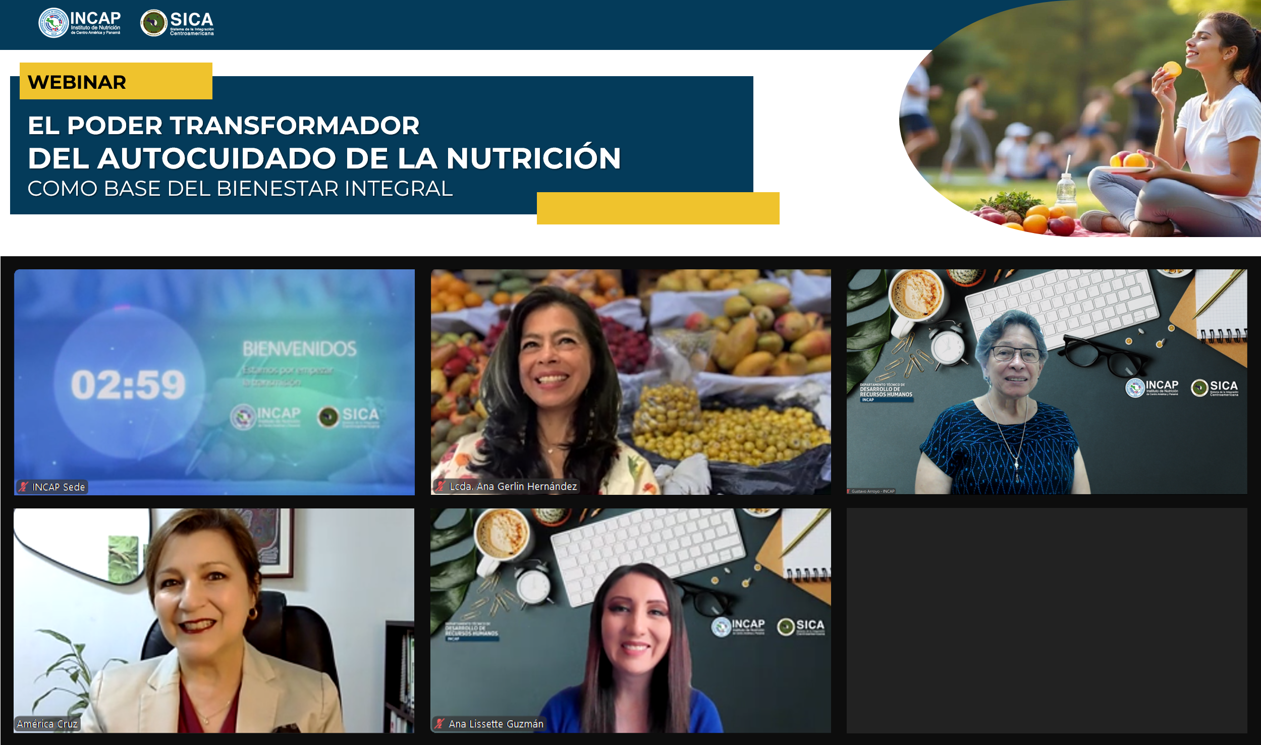 EN COMMEMORACIÓN DEL DÍA MUNDIAL DE LA NUTRICIÓN, EL INCAP PRESENTÓ SEMINARIO WEB 