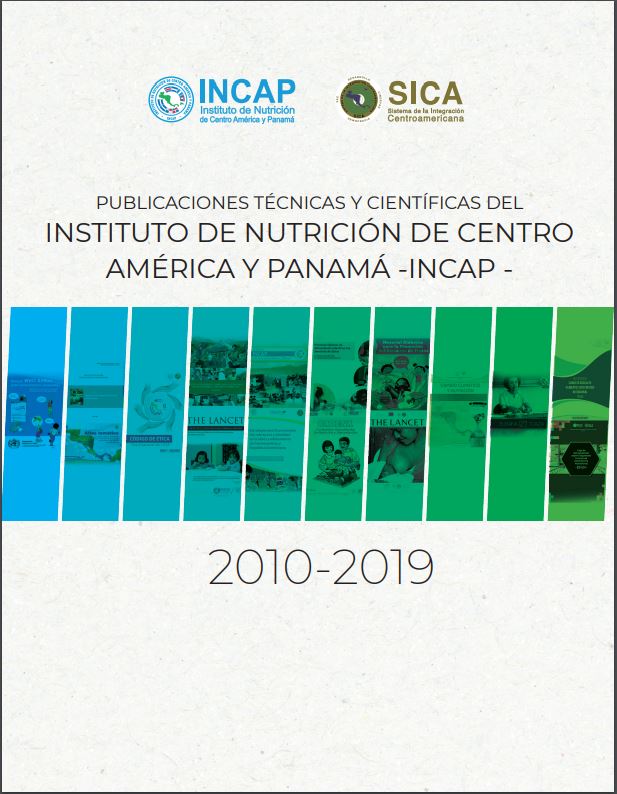 publicaciones INCAP 2010 2019 v2
